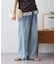 【3サイズ展開/すっきり見え◎】柔らかストレートイージーデニムパンツ