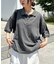 ピグメント加工メッシュポロ