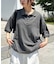 ピグメント加工メッシュポロ