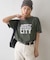 ピグメント加工スラブカレッジロゴTEE