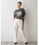 ピグメント加工スラブカレッジロゴTEE
