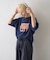 ピグメント加工スラブカレッジロゴTEE