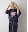 ピグメント加工スラブカレッジロゴTEE