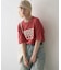 ピグメント加工スラブカレッジロゴTEE