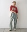 ピグメント加工スラブカレッジロゴTEE