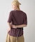 ピグメント加工スラブカレッジロゴTEE