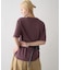 ピグメント加工スラブカレッジロゴTEE