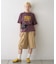 ピグメント加工スラブカレッジロゴTEE
