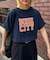 ピグメント加工スラブカレッジロゴTEE