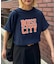 ピグメント加工スラブカレッジロゴTEE