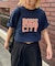 ピグメント加工スラブカレッジロゴTEE
