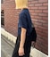 ピグメント加工スラブカレッジロゴTEE