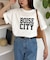 ピグメント加工スラブカレッジロゴTEE