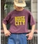 ピグメント加工スラブカレッジロゴTEE