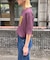 ピグメント加工スラブカレッジロゴTEE