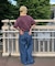 ピグメント加工スラブカレッジロゴTEE