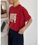 ピグメント加工スラブカレッジロゴTEE