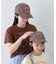【KIDS】ピグメントワッペン刺繍キャップ/コットン100％/親子おそろい対応
