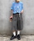 【SOUNDS GOOOOD】アソート柄デニムハーフパンツ