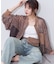 【etsinta】メッシュZIPシャツ