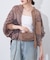 【etsinta】メッシュZIPシャツ