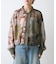 【etsinta】メッシュZIPシャツ