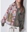 【etsinta】メッシュZIPシャツ