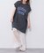 【etsinta】ビジュー付カレッジノースリ