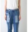 【etsinta】ベルト付パッチワークフレアパンツ