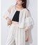 【etsinta】メッシュフリルカーデ