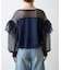 【etsinta】メッシュフリルカーデ