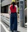 【HELLO.SANFRANCISCO】ワッフルラグランドット半袖TEE