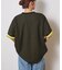 ボーダー配色ヘンリーTee