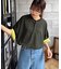 ボーダー配色ヘンリーTee