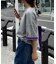 ボーダー配色ヘンリーTee