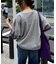 ボーダー配色ヘンリーTee