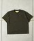 ボーダー配色ヘンリーTee