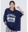 オーバーサイズメッシュロゴTEE