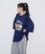 オーバーサイズメッシュロゴTEE