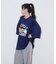 オーバーサイズメッシュロゴTEE