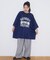 オーバーサイズメッシュロゴTEE