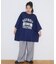 オーバーサイズメッシュロゴTEE