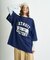 オーバーサイズメッシュロゴTEE