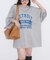 オーバーサイズメッシュロゴTEE