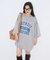 オーバーサイズメッシュロゴTEE