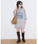 オーバーサイズメッシュロゴTEE