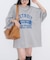 オーバーサイズメッシュロゴTEE