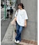 配色フェイクレイヤードTee
