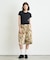 タックハーフボリュームワイドパンツ/WEB限定カラー・プラスサイズあり