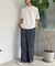 【GEVACO】ドローコードワイドパンツ